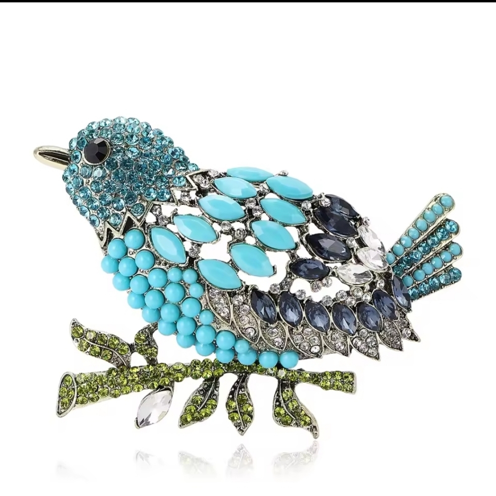 Luxury Crystal Bird Brooch